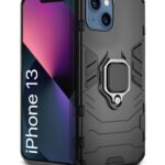 kelpuj Crystal Clear Transparent Back Case for Compatible with Apple iPhone 13 | Shockproof TPU Silicone Cover Full Body & Camera Protection