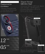Back Cover for iQOO Z10R 5G | Vivo V50 5G | V50e 5G | V50 Elite Edition with Hexa Cube Design | Ultra Slim Soft Case | Inner Velvet Fabric | Silicone Flexible Mobile Case  Blue - Image 6