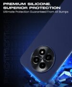 Slim Frameless Back Cover for Realme 13 5G & 12 5G | Ultra Thin Lightweight Design & Camera Protection | Soft Matte Silicone Flexible Mobile Case (Blue) - Image 5