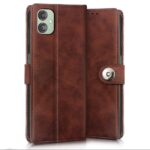 Shock Proof Flip Cover Back Case for Samsung Galaxy F14 5G | Magnetic Wallet Leather Case with Stand - Image 2