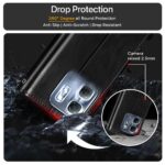 Shock Proof Flip Cover Back Case for Infinix Smart 9 Hd | Magnetic Wallet Leather Case with Stand - Image 4