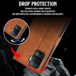 Shock Proof Flip Cover Back Case for Oppo F19 Pro | Magnetic Wallet Leather Case with Stand - Image 6