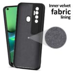 Protective Sleek Back Case Cover for Tecno Spark 7 Pro (Flexible | Silicone | Shock Proof, Anti Slip, Soft Rubberised | Pitch Black) - Image 2