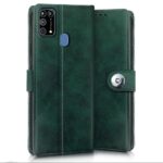 Shock Proof Flip Cover Back Case for Samsung Galaxy M31 | Magnetic Wallet Leather Case with Stand - Image 3