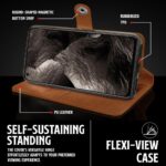 Shock Proof Flip Cover Back Case for Realme Gt Master Edition | Magnetic Wallet Leather Case with Stand - Image 5