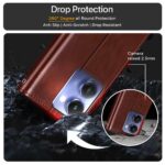 Shock Proof Flip Cover Back Case for Realme P3 Ultra 5G | Magnetic Wallet Leather Case with Stand - Image 6