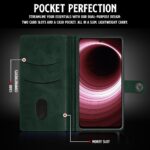 Shock Proof Flip Cover Back Case for Vivo T3X 5G | Magnetic Wallet Leather Case with Stand - Image 6