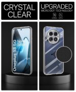 Transparent Back Cover Case for 1+ OnePlus 13 5G | Raised Bumps for Full Device & Camera Protection Shockproof TPU Silicone Back Case Mobile Cover Transparent - Image 4