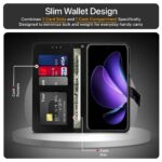 Shock Proof Flip Cover Back Case for Oppo Reno 13 5G | Magnetic Wallet Leather Case with Stand - Image 6