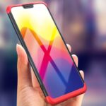 3 in 1 Double Dip Case [ Anti Slip ] Super Slim [Hard] Hybrid PC All Angle Protection Lightweight Matte Hard Back Case Cover for VIVO V9 - Black - Image 2