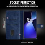 Shock Proof Flip Cover Back Case for 1+ Oneplus Nord Ce 4 5G | Magnetic Wallet Leather Case with Stand - Image 4