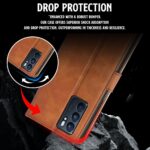 Shock Proof Flip Cover Back Case for Oppo Reno 6 5G | Magnetic Wallet Leather Case with Stand - Image 8