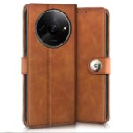 Shock Proof Flip Cover Back Case for Mi Redmi A3 | Magnetic Wallet Leather Case with Stand - Image 4