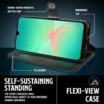 Shock Proof Flip Cover Back Case for Samsung Galaxy A26 5G | Magnetic Wallet Leather Case with Stand - Image 8