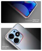 Crystal Clear Transparent Back Case Cover for Tecno Spark 10 Pro 5G | Full Device & Camera Protection Shockproof TPU | Flexible Silicone Back Cover Case Transparent - Image 5