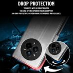 Shock Proof Flip Cover Back Case for Realme 14 Pro Plus 5G | Magnetic Wallet Leather Case with Stand - Image 4