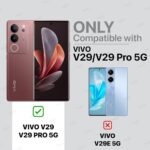 Shock Proof Flip Cover Back Case for Vivo V29 | Magnetic Wallet Leather Case with Stand - Image 2