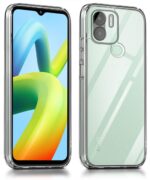 kelpuj Ultra-Hybrid Crystal Clear Back Case Cover for Redmi A2 Plus | A1 Plus | Poco C50 | Poco C51 | Hard Back | Slim Fit Shockproof Design | Camera Protection Bump (PC,TPU | Transparent) - Image 2