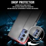 Shock Proof Flip Cover Back Case for Samsung Galaxy M34 5G | Magnetic Wallet Leather Case with Stand - Image 8