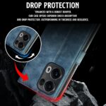 Shock Proof Flip Cover Back Case for Oppo Reno 13 Pro 5G | Magnetic Wallet Leather Case with Stand - Image 6