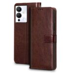 Shock Proof Flip Cover Back Case for Infinix Note 12 5G | Magnetic Wallet Leather Case with Stand - Image 2