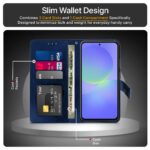 Shock Proof Flip Cover Back Case for Samsung Galaxy A36 5G | Magnetic Wallet Leather Case with Stand - Image 3