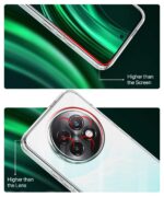 Transparent Back Cover Case Compatible with Realme 13 Plus 5G & Realme P1 Speed 5G Shockproof TPU Silicone Mobile Cover with Raised Bumps for Full Body & Camera Protection Clear/Transparent - Image 6