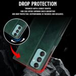 Shock Proof Flip Cover Back Case for Samsung Galaxy M14 5G | Magnetic Wallet Leather Case with Stand - Image 8