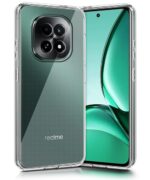 Transparent Back Cover Case Compatible with Realme C63 5G Shockproof TPU Silicone Mobile Cover with Raised Bumps for Full Body & Camera Protection Clear/Transparent - Image 3