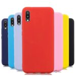 Shock Proof Ultra Thin Back Case for Galaxy M10 | Matte Anti Slip Soft Back Case Cover with Camera Protection Bump for Samsung Galaxy M10 - Baby Pink [ Launch Offer ] - Image 5