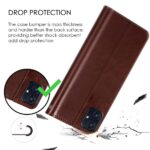 Shock Proof Flip Cover Back Case for Samsung Galaxy M04 | Magnetic Wallet Leather Case with Stand - Image 6