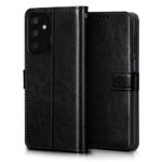Shock Proof Flip Cover Back Case for Samsung Galaxy M15 5G Prime Edition | Magnetic Wallet Leather Case with Stand - Image 4