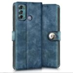 Shock Proof Flip Cover Back Case for Motorola Moto G60 | Magnetic Wallet Leather Case with Stand - Image 2