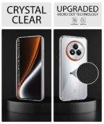 Transparent Back Cover Case for Realme Narzo 80 Pro 5G | Raised Bumps for Full Device & Camera Protection Shockproof TPU Silicone Back Case Mobile Cover Transparent - Image 3