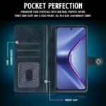 Shock Proof Flip Cover Back Case for Oppo K13 5G | Magnetic Wallet Leather Case with Stand - Image 3