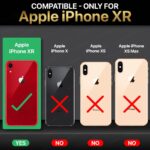 Shock Proof Clear Back Cover Case Mobile Cover for Apple iPhone XR (Hard | Hybrid PC + TPU | Full Armour Device & Camera Protection | Black) - Image 2