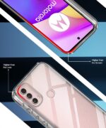 Shock Proof Flip Cover Back Case for Motorola Moto E30 | Magnetic Wallet Leather Case with Stand - Image 5