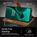 Shock Proof Flip Cover Back Case for 1+ Oneplus Nord Ce 3 5G | Magnetic Wallet Leather Case with Stand - Image 5