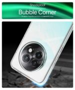 Transparent Back Cover Case for Realme 13 Plus 5G | Realme P1 Speed 5G | Raised Bumps for Full Device & Camera Protection Shockproof TPU Silicone Back Case Mobile Cover Transparent - Image 8