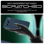 kelpuj Back Cover for 1+ OnePlus Nord 4 5G | Ultra Slim Soft Rubberised Case | Inner Velvet Fabric Lining | Matte Silicone Flexible Mobile Case | Camera Protection - Blue - Image 8