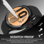 Screen Protector Guard for Samsung Galaxy Watch 4 (40mm) | MilitaryGrade TPU Nano Film [Not Glass] Clear Anti Scratch Fingerprint Bubble Free Smart Watch Screen Protection  Pack of 2 - Image 4