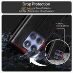Shock Proof Flip Cover Back Case for Motorola Moto Edge 60 Fusion | Magnetic Wallet Leather Case with Stand - Image 4