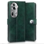 Shock Proof Flip Cover Back Case for Oppo Reno 11 Pro 5G | Magnetic Wallet Leather Case with Stand - Image 4