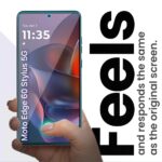 Unbreakable Nano Film Glass Screen Protector for Motorola Moto Edge 60 Stylus 5G [ Flexible like a Screen Guard, Harder than a Tempered Glass ]  Pack Of 2 - Image 5