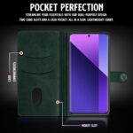 Shock Proof Flip Cover Back Case for Xiaomi Mi Redmi Note 13 Pro Plus 5G | Magnetic Wallet Leather Case with Stand - Image 4