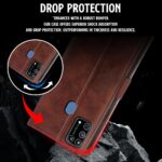 Shock Proof Flip Cover Back Case for Samsung Galaxy M31 | Magnetic Wallet Leather Case with Stand - Image 6