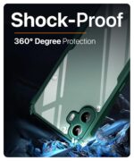 kelpuj Shock Proof Clear Protective Back Case for Nothing CMF Phone 1 - AirEDGE Technology | 360 Degree Camera Protection | Transparent Hybrid Back Case Mobile Cover - Green - Image 4