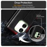 Shock Proof Flip Cover Back Case for Iqoo Z9X 5G | Magnetic Wallet Leather Case with Stand - Image 8