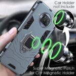 Polycarbonate Xiaomi Redmi Note 10T 5G | Poco M3 Pro 5G Tough Armor Bumper Back Case Cover | Ring Holder & Kickstand in-Built | Excellent 360 Degree Protection for Mobile (Blue) - Image 5