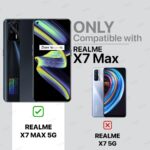 Shock Proof Back Case Mobile Cover for Realme X7 Max | Realme GT 5G | Back Cover Case (Tough Armor | Hybrid PC + TPU | Ring Holder & in-Built Kickstand | Black) - Image 2